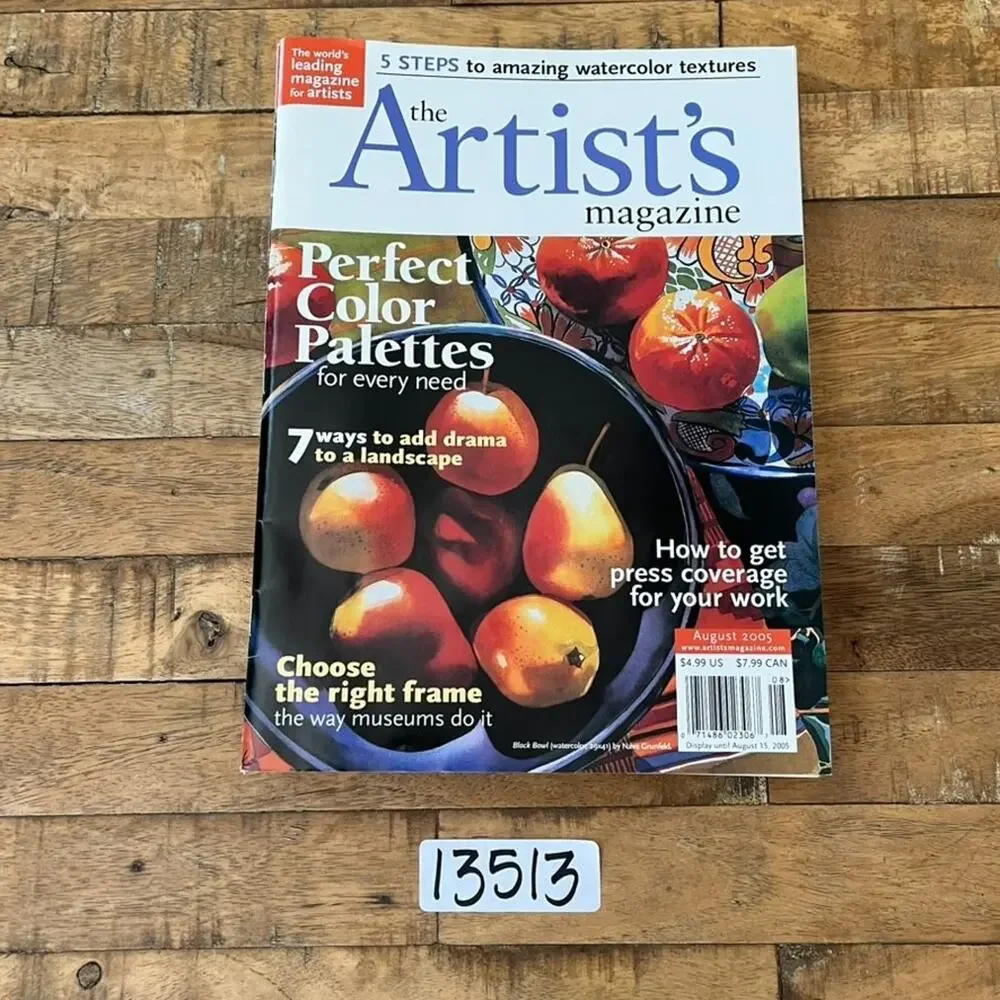 LOT 11 Issues 2004-2006 The Artist's Magazine Vintage Ephemera Junk Journal